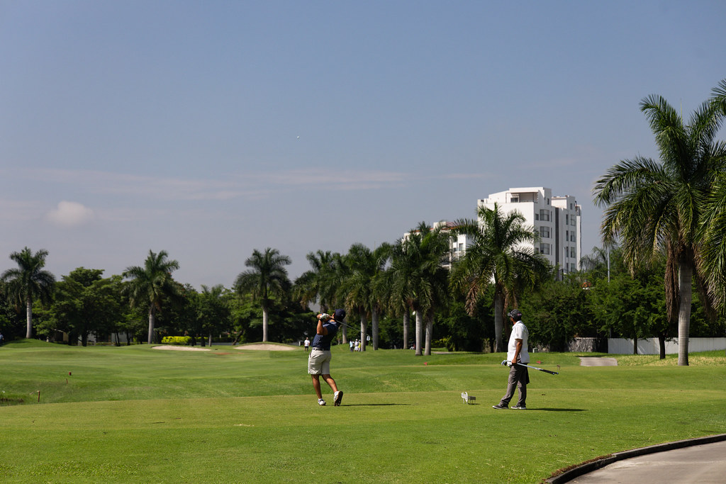 Vista panorámica del campo durante el torneo Chanks Golf